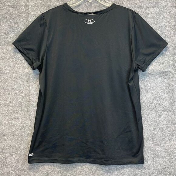 UNDER ARMOUR Challenger Tee Women's XL Black Loose Heatgear Active Pro Training - Picture 8 of 13